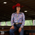 Wild & Free Sparkle Performance Rodeo Shirt