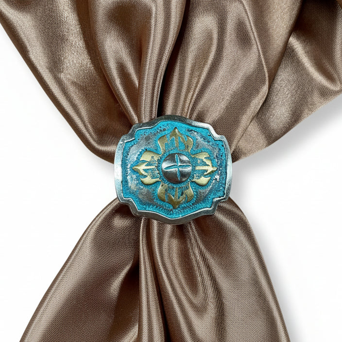 A Touch of Turquoise Western Concho W109 — view 7