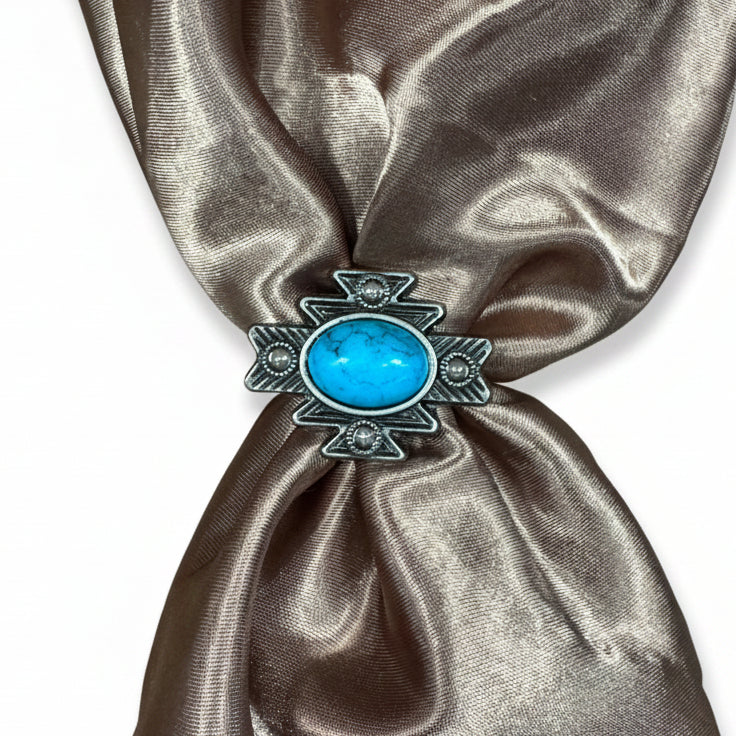 South West Turquoise Western Concho W204 — view 7