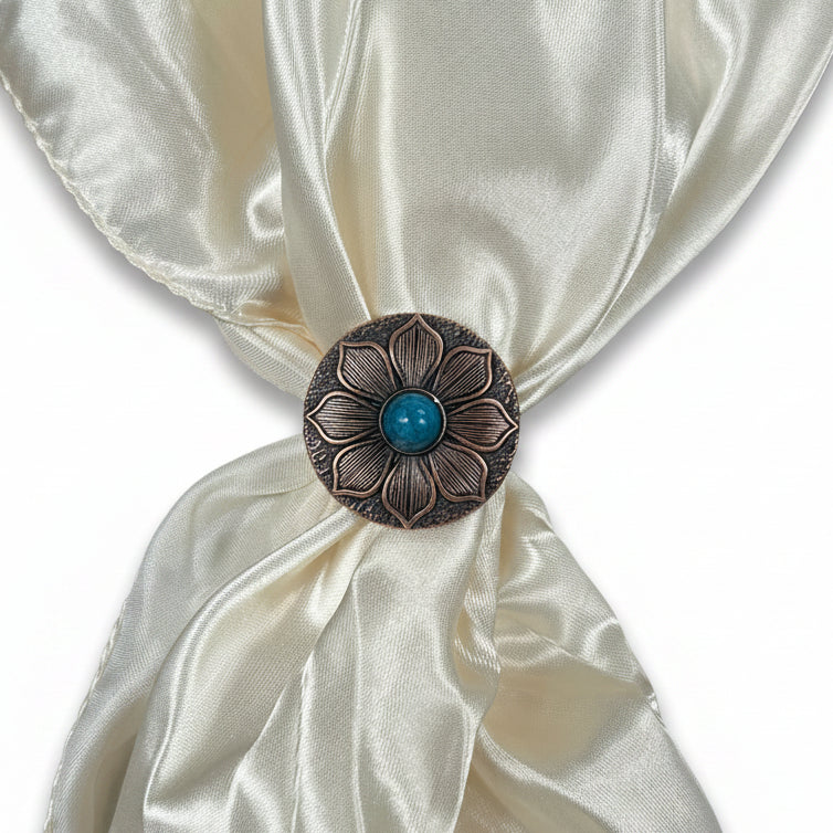 Copper Sunflower Western Concho W205 — view 8