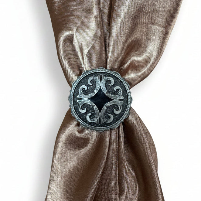 Black Diamond Antique Silver Western Concho W213 — view 9