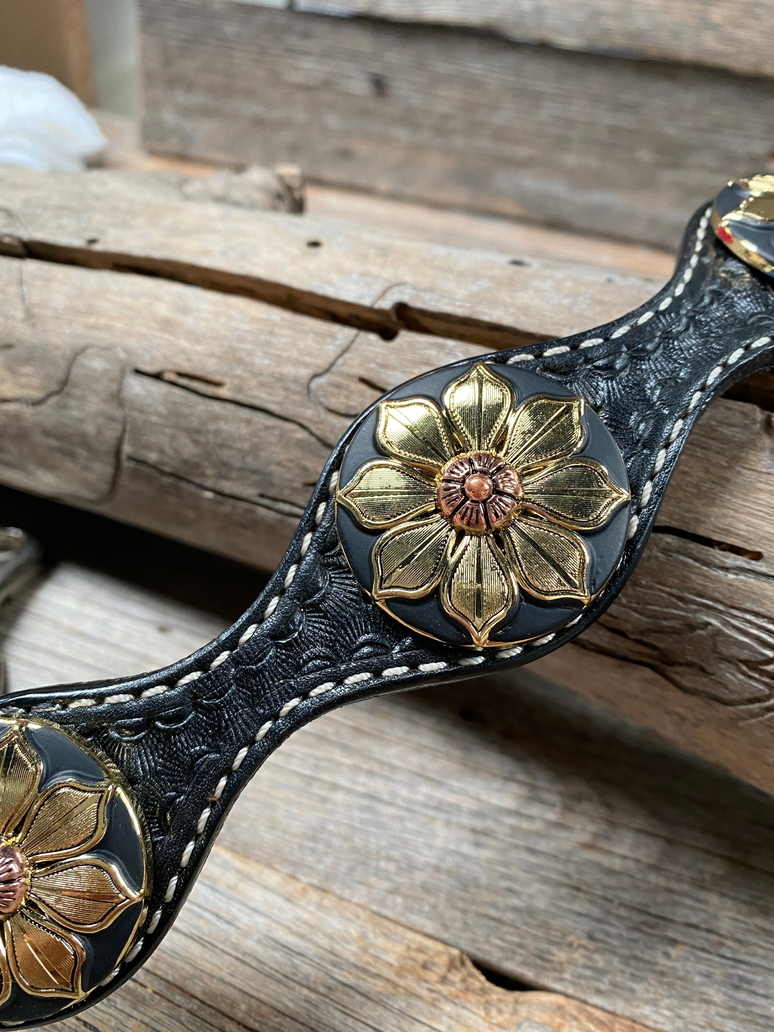 Black Basketweave Wither Strap #WS1005 — view 2