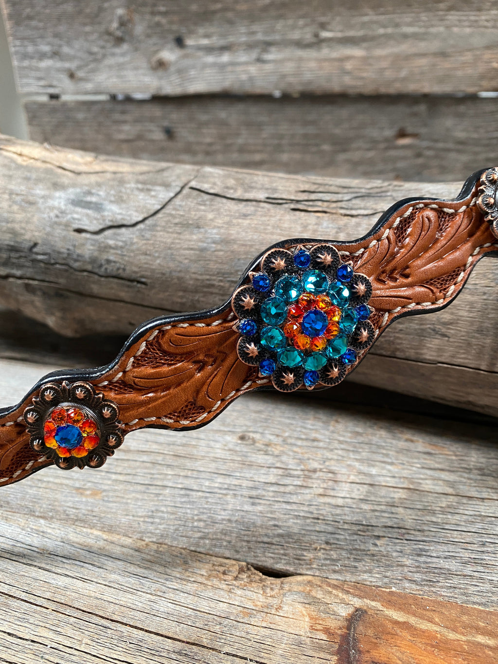 Light Oil Floral Wither Strap #WS111 — view 2