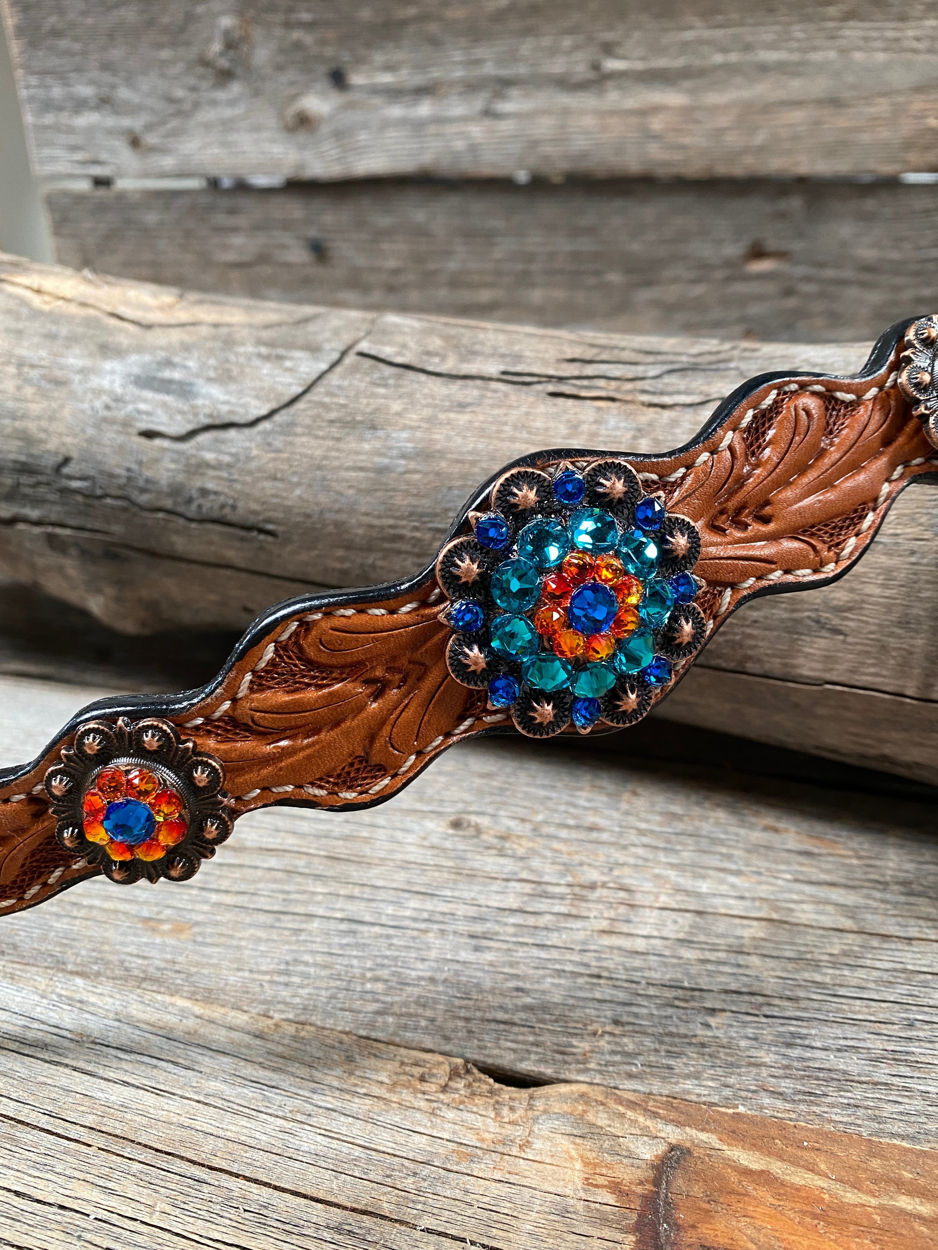 Light Oil Floral Wither Strap #WS111 — view 2