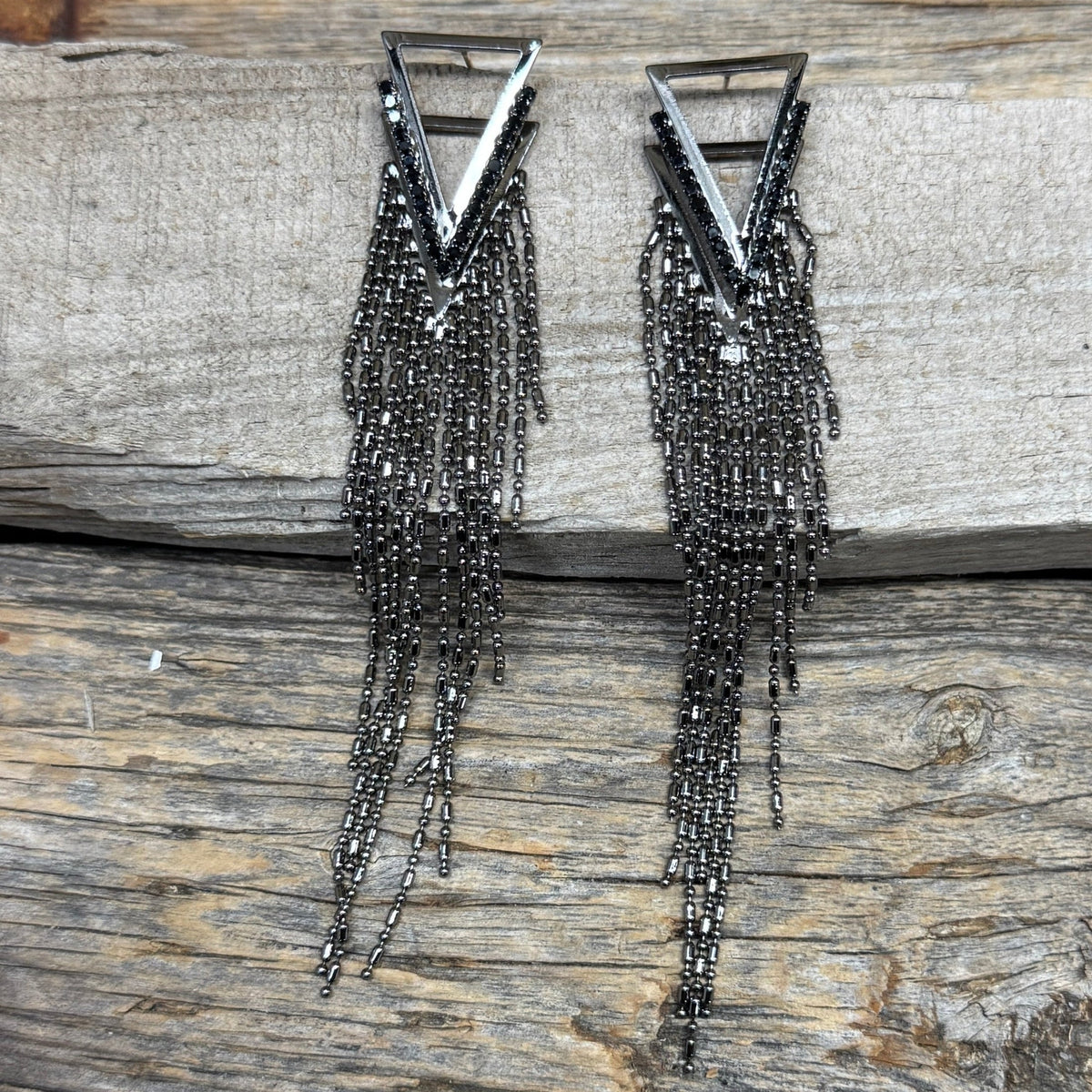 Western Hematite Dangle Fashion Earrings