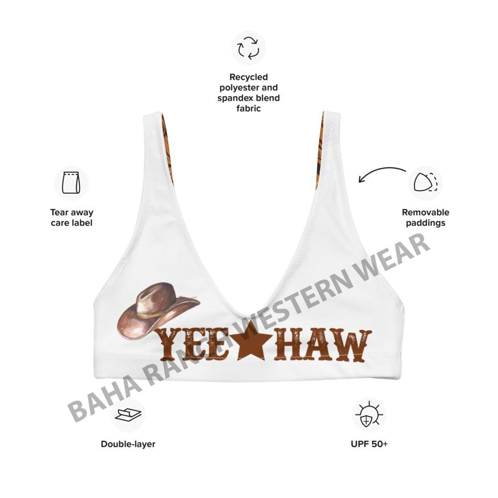 Yeehaw Bikini Top by Baha Ranch Western Wear - product image 5