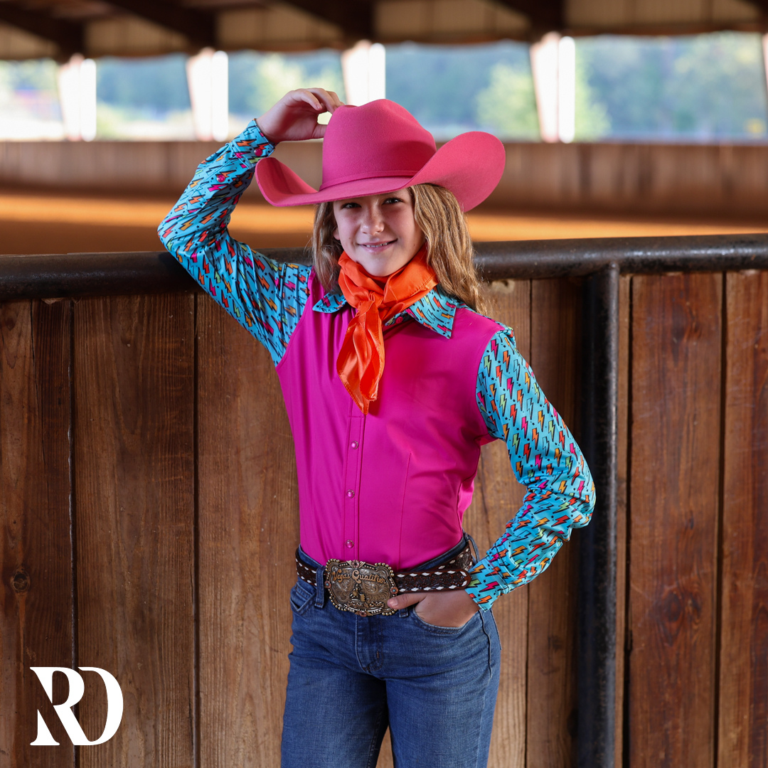 *youth* Lightning Queen Rodeo Shirt — view 2