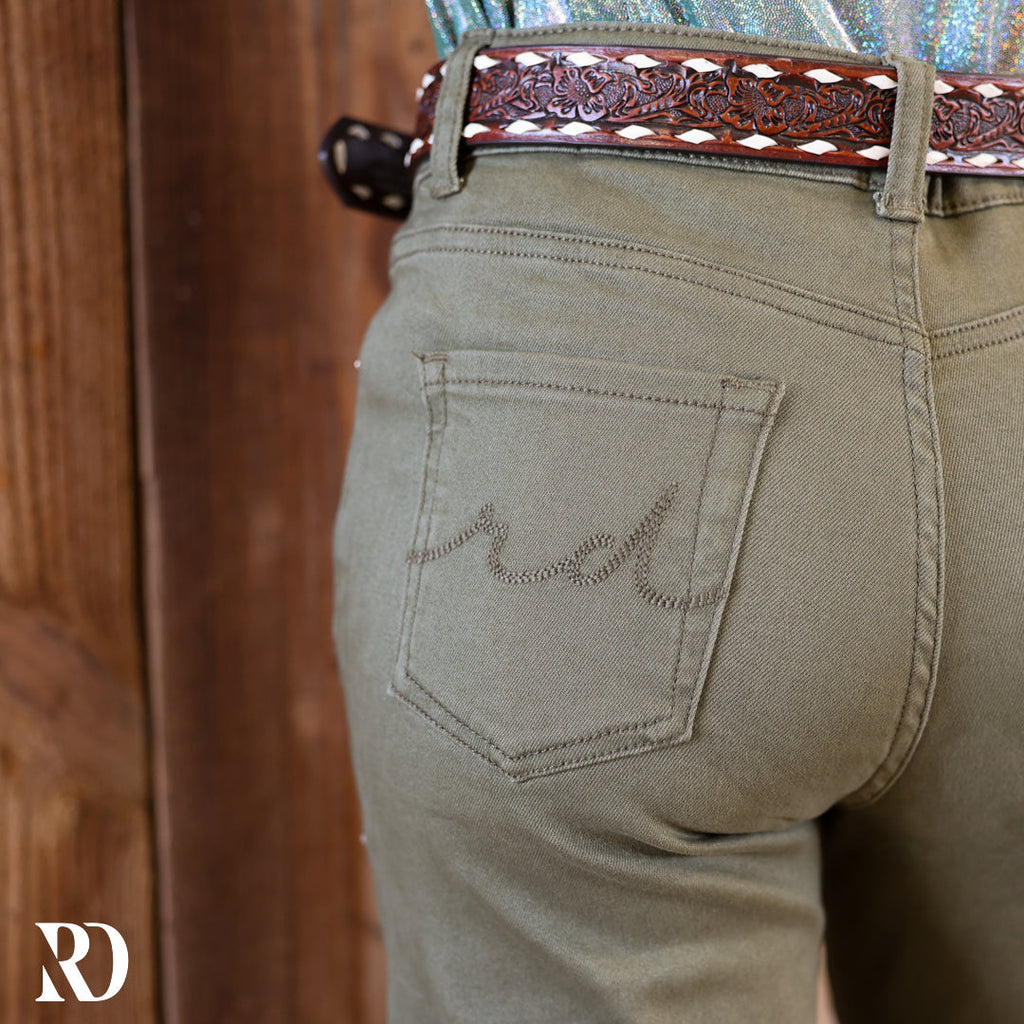 *youth* Signature Trouser- Sage — view 2