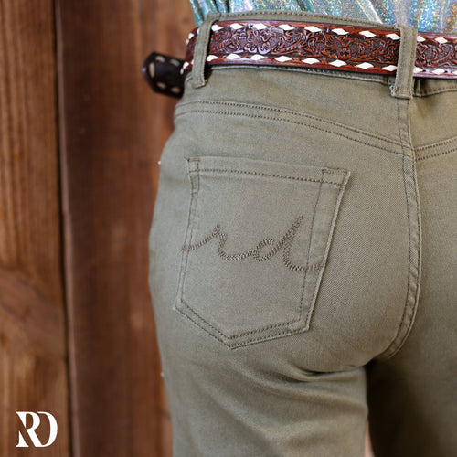 *youth* Signature Trouser- Sage — view 2
