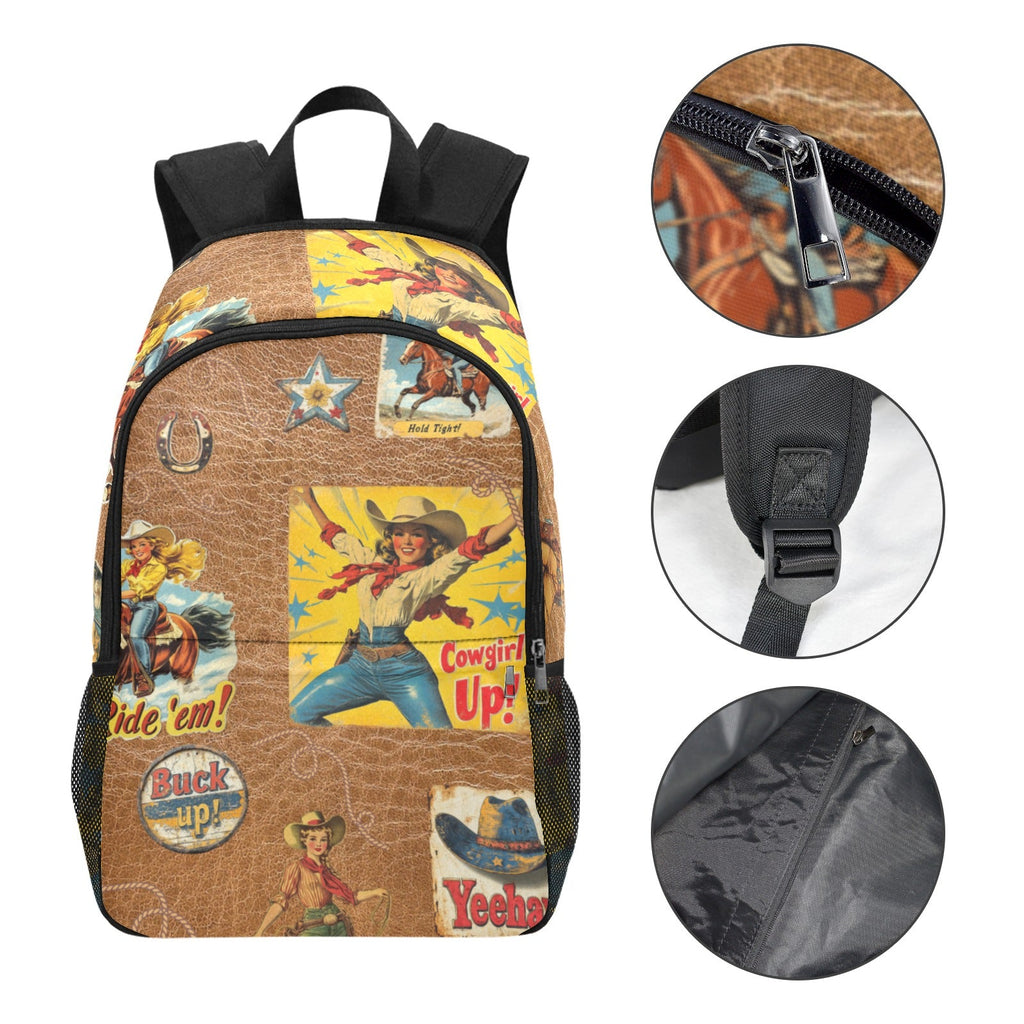 Baha Ranch Vintage Cowgirl Collage Backpack by Baha Ranch Western Wear - product image 9