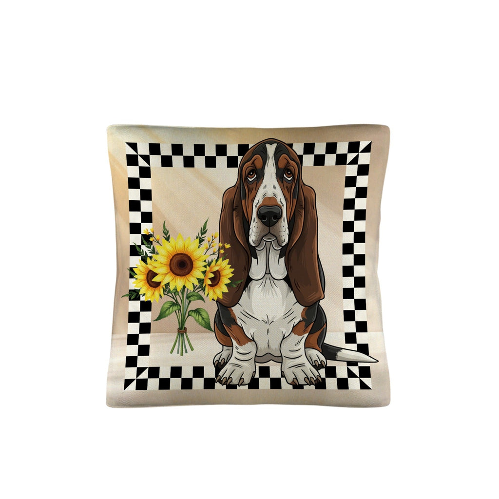 Baha Ranch Basset Hound Throw Pillow Case Made in America by Baha Ranch Western Wear - product image 2
