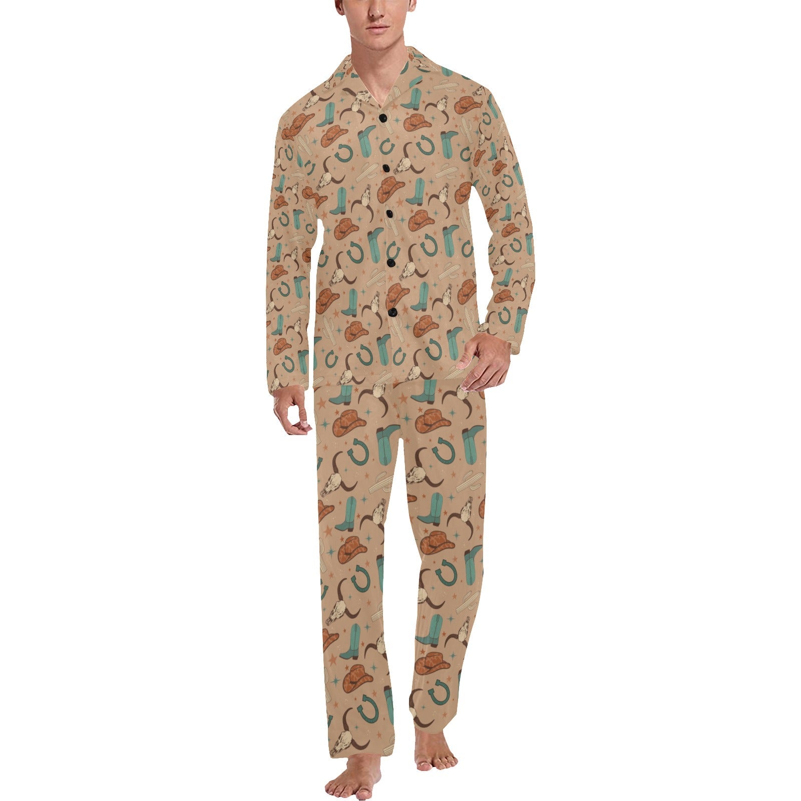 Baha Ranch Totally Western Men's Western Pajama Set by Baha Ranch Western Wear