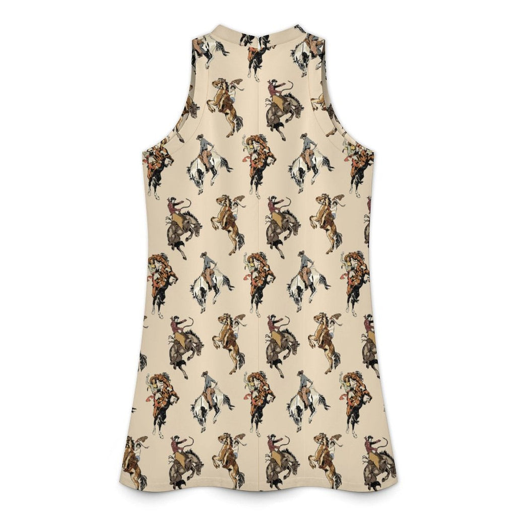 Baha Ranch Vintage Cowgirl Sleeveless Mini Dress by Baha Ranch Western Wear - product image 3
