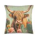 Baha Ranch Cactus Highland Velvety Soft Throw Pillow Cover Made in America by Baha Ranch Western Wear - product image 3