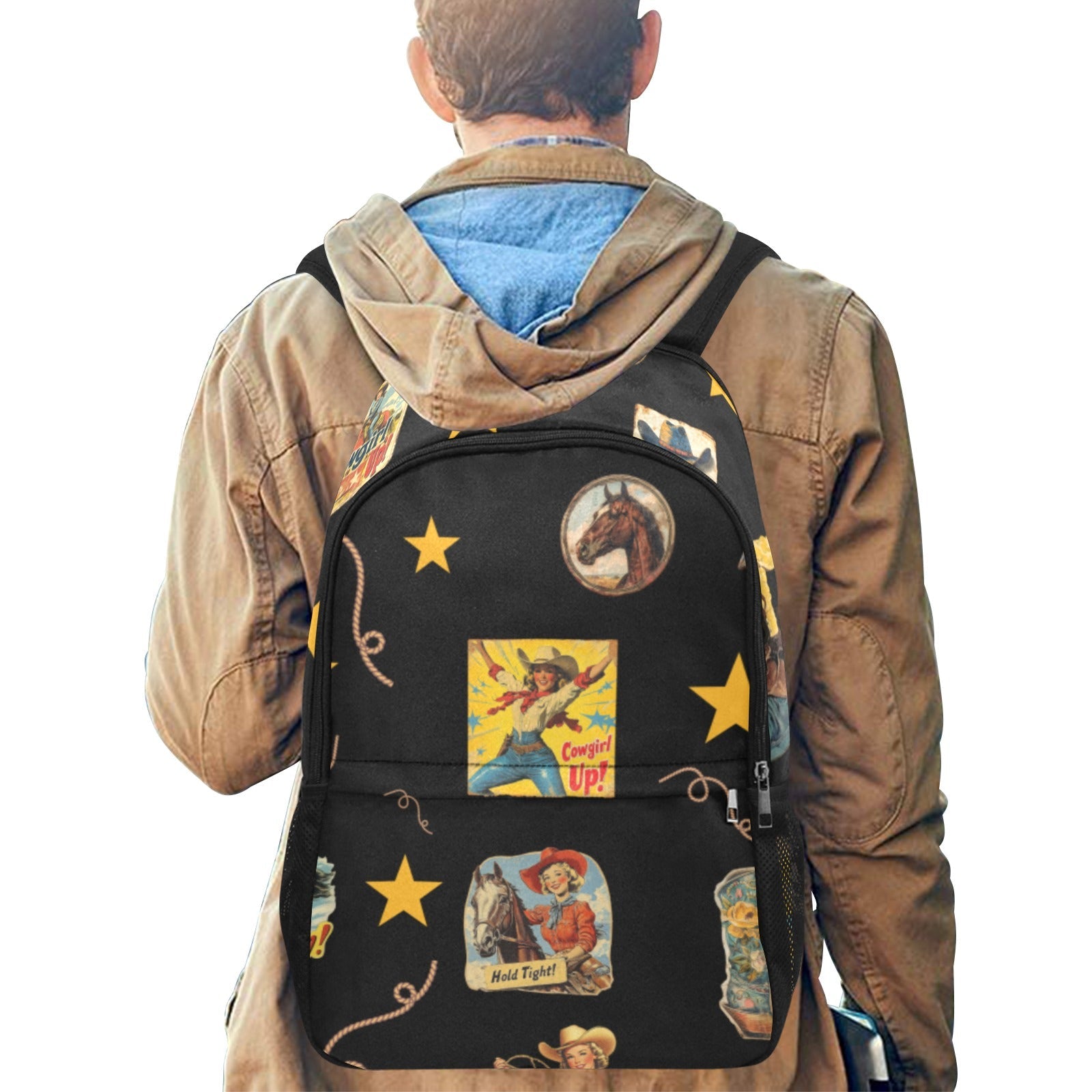 Baha Ranch Vintage Cowgirl Collage Backpack by Baha Ranch Western Wear - product image 7