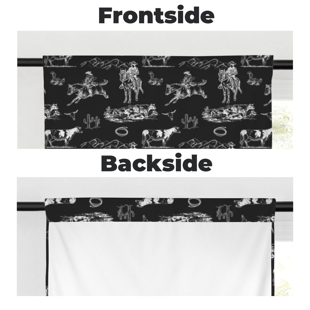 Baha Ranch Ranch Life Window Curtains 28"x40" (2-Piece) Made in America by Baha Ranch Western Wear - product image 4