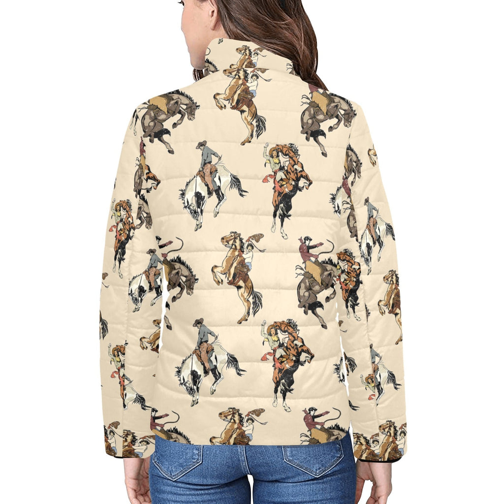 Vintage Cowgirl Women's Puffy Bomber Jacket by Baha Ranch Western Wear - product image 3