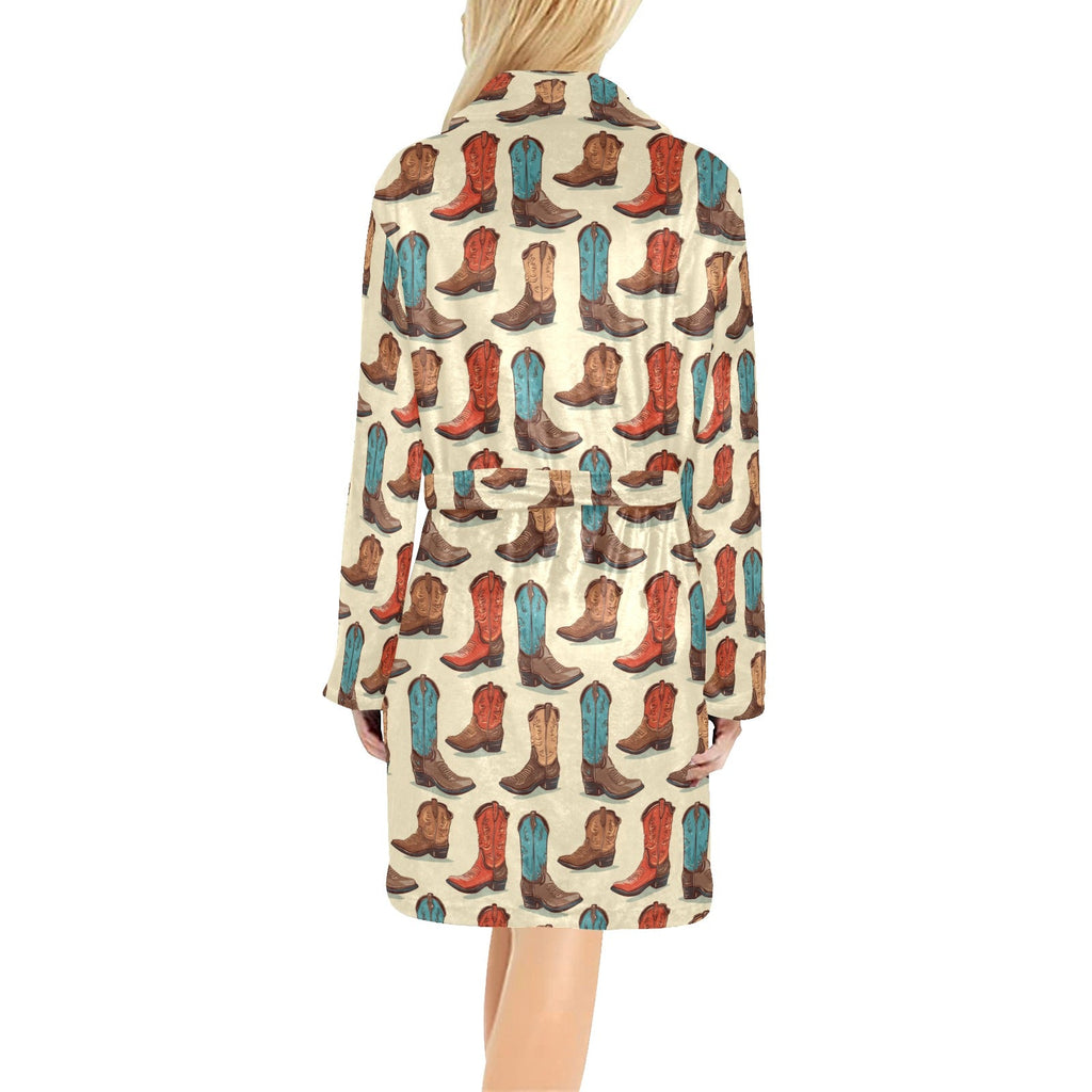 Baha Ranch Got My Boots Western Bath Robe by Baha Ranch Western Wear - product image 6
