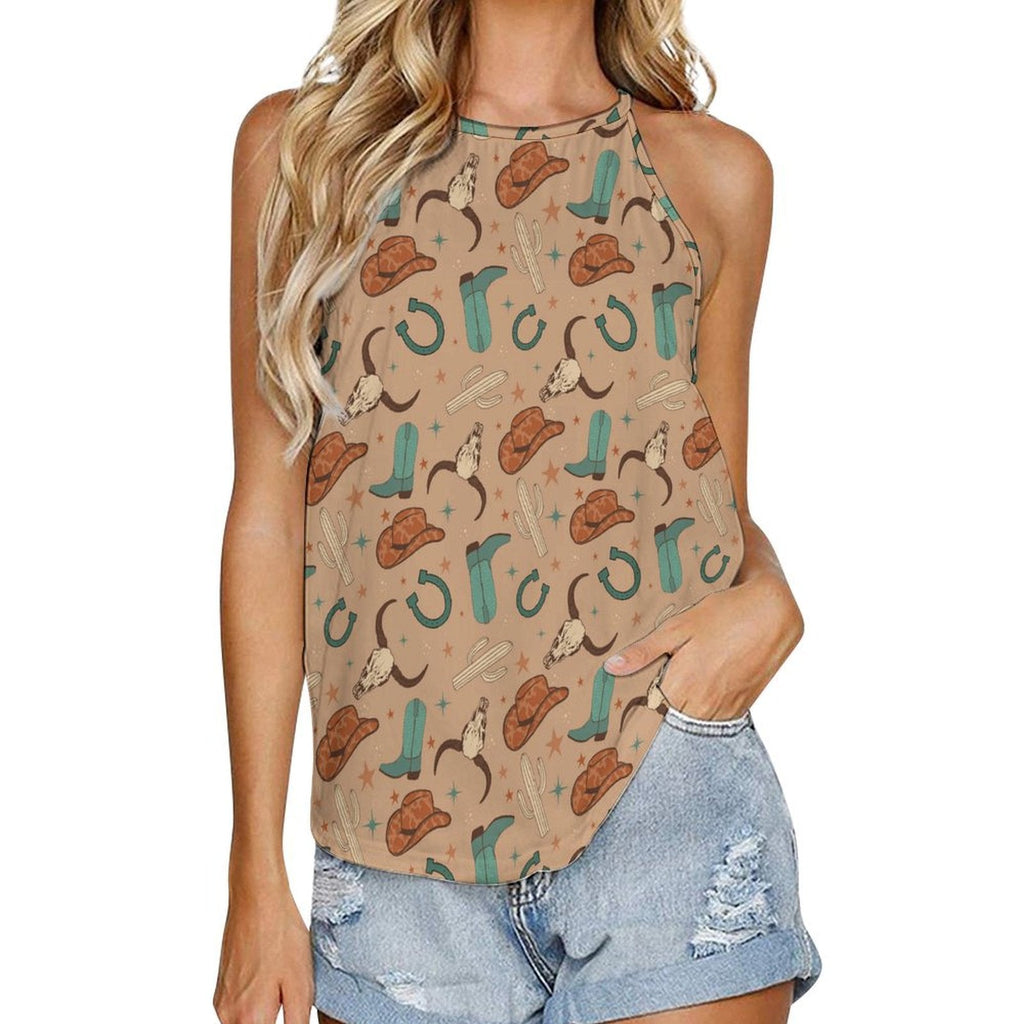 Baha Ranch Western Symbols Tank Top by Baha Ranch Western Wear
