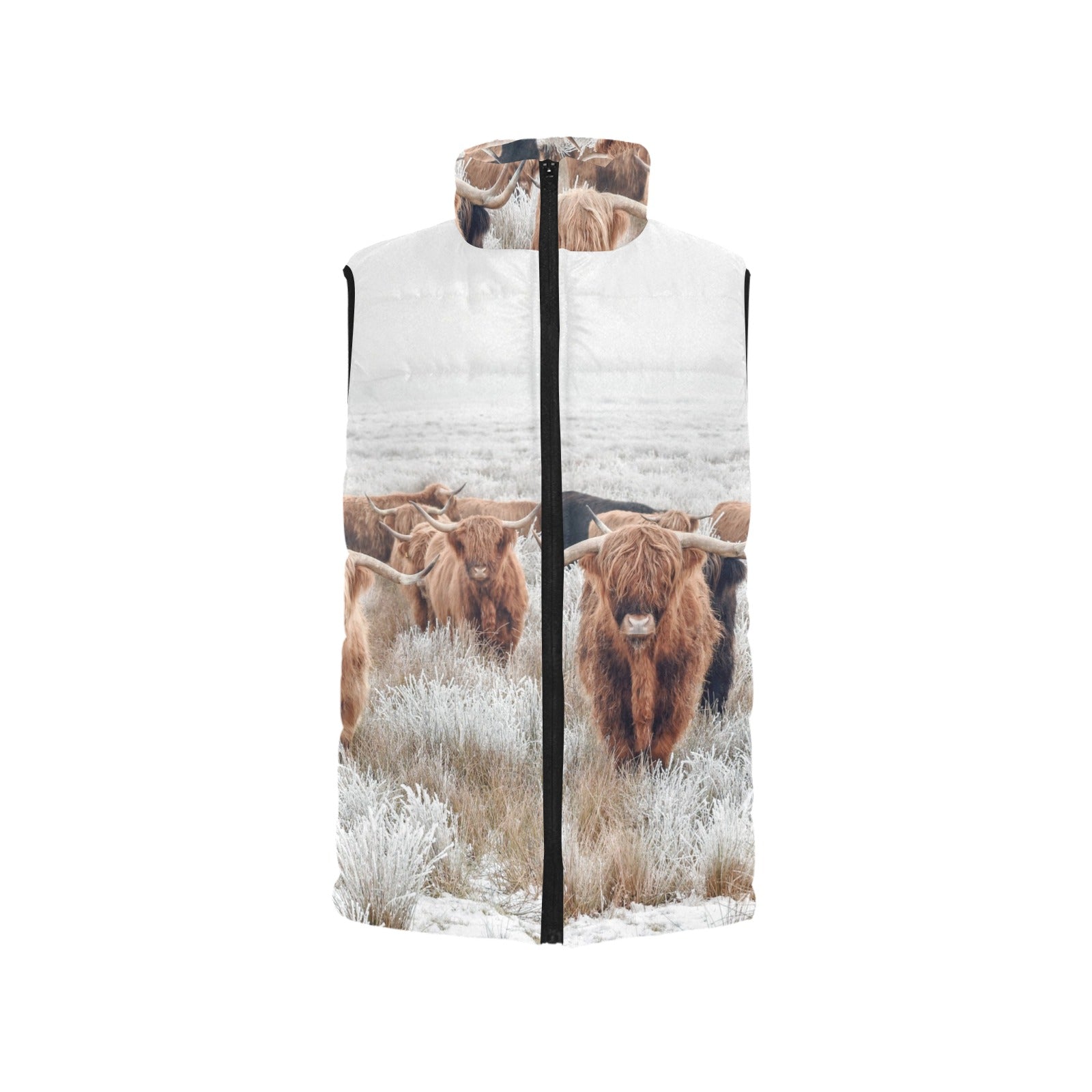 Baha Ranch Highland Herd Women's Puffy Vest by Baha Ranch Western Wear - product image 4