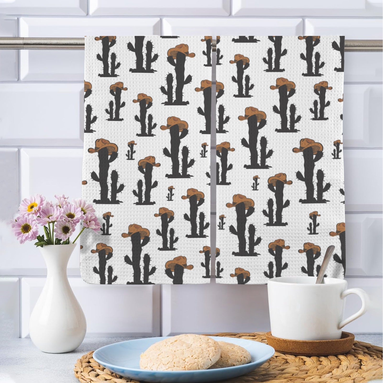Baha Ranch Cowboy Cactus Set of 2 Kitchen Dish Towels Made in America by Baha Ranch Western Wear - product image 5