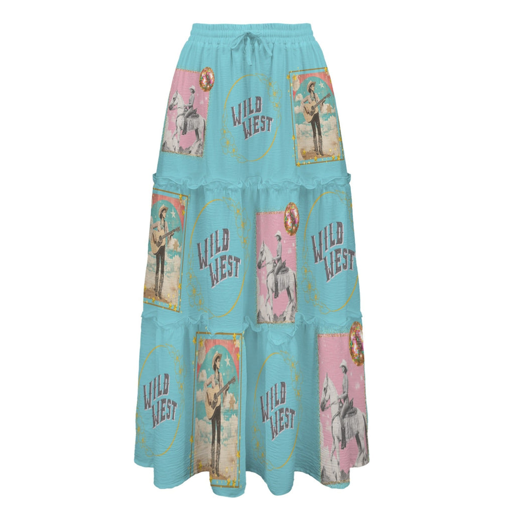 Baha Ranch Retro Pop Western Prairie Maxi Skirt by Baha Ranch Western Wear - product image 13