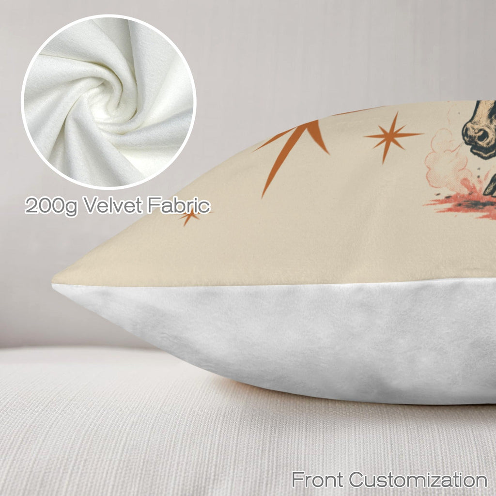 Baha Ranch The Last Roundup Yeehaw Throw Pillow Cover Made in America by Baha Ranch Western Wear - product image 4