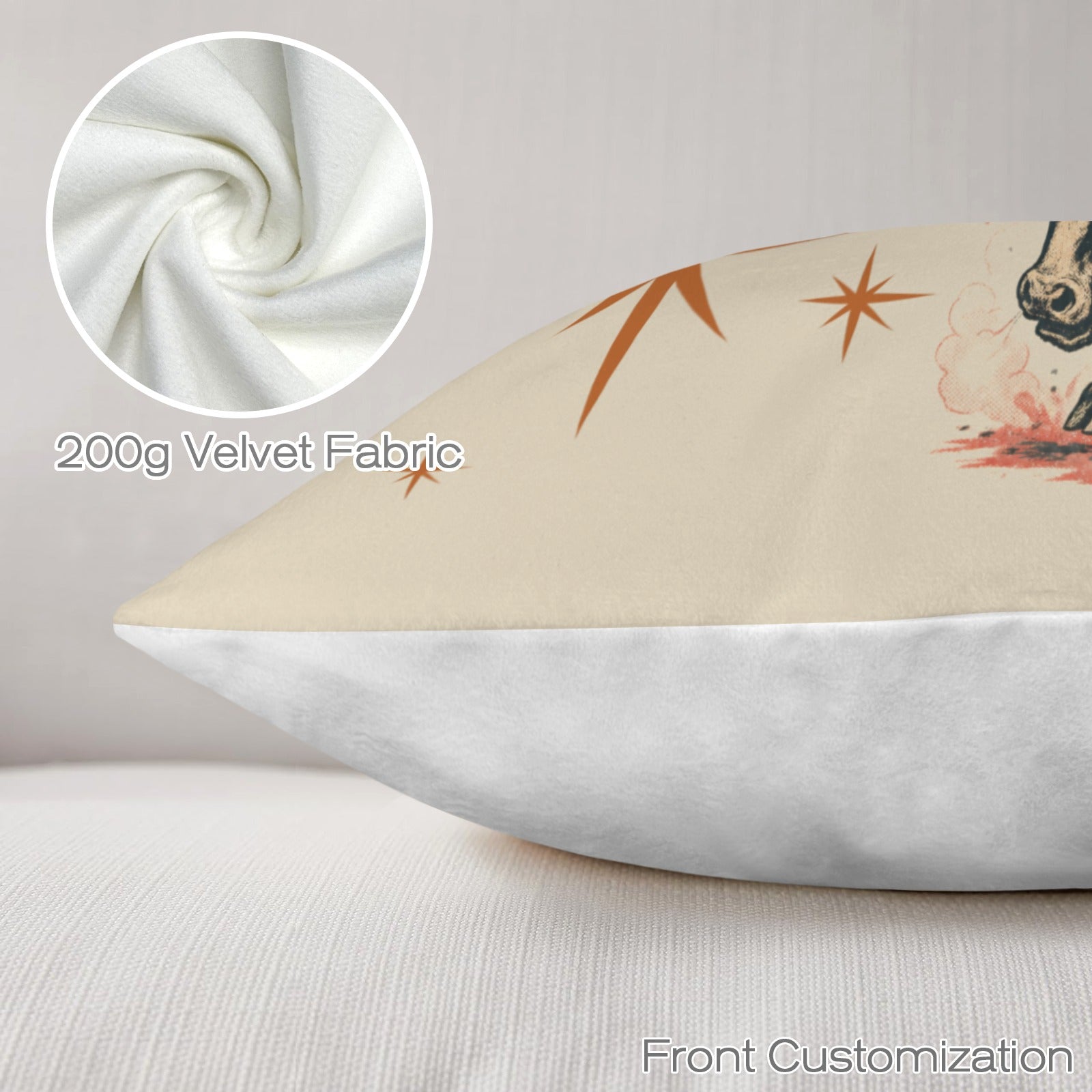 Baha Ranch The Last Roundup Yeehaw Throw Pillow Cover Made in America by Baha Ranch Western Wear - product image 4