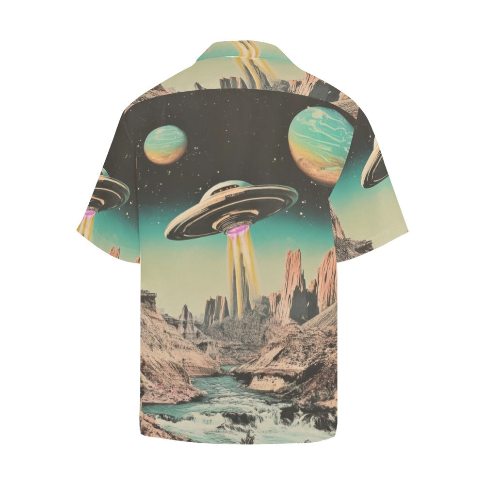 Baha Ranch Retro Pop Western Space Cowboy Camp Shirt by Baha Ranch Western Wear - product image 4