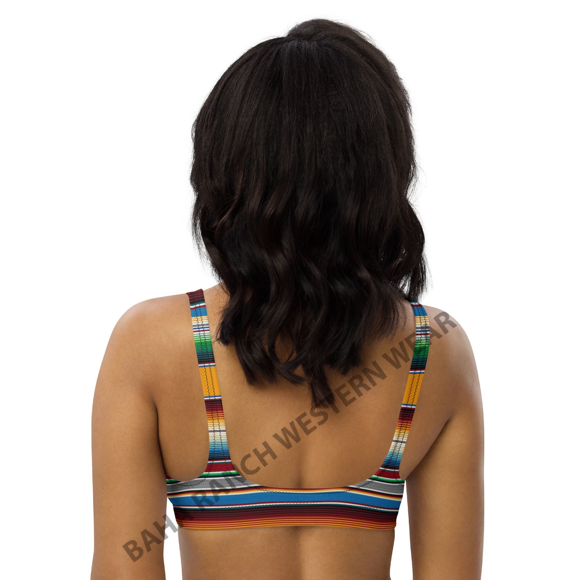 Baha Ranch Yeehaw Mustard Serape Bikini Top by Baha Ranch Western Wear - product image 4