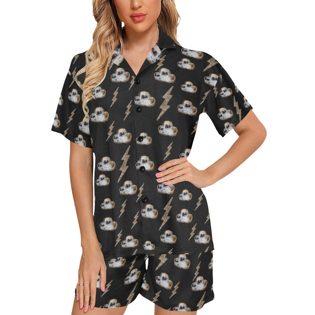 Baha Ranch Lightning Cowgirl Women's Western Pajama Set by Baha Ranch Western Wear