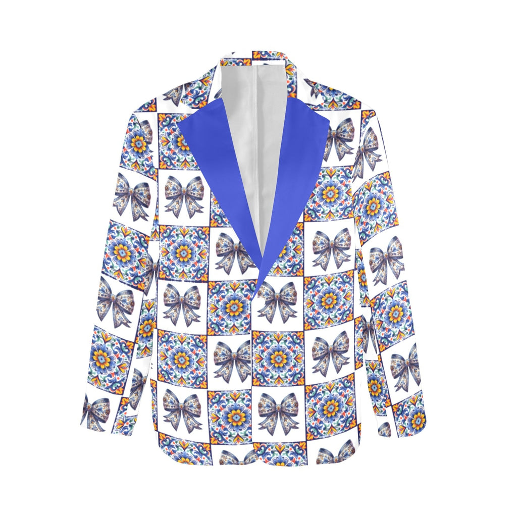 Baha Ranch Blue Bow Talavera Floral Blazer by Baha Ranch Western Wear - product image 5