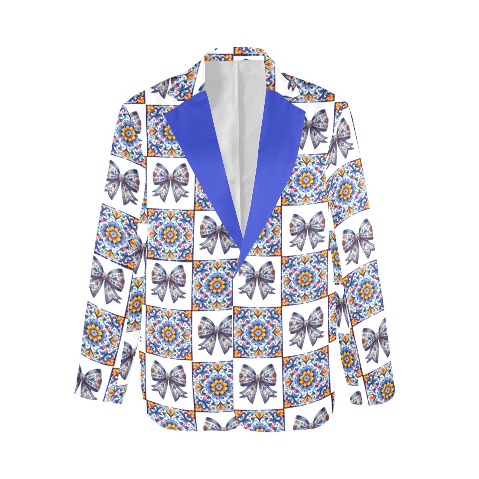 Baha Ranch Blue Bow Talavera Floral Blazer by Baha Ranch Western Wear - product image 5