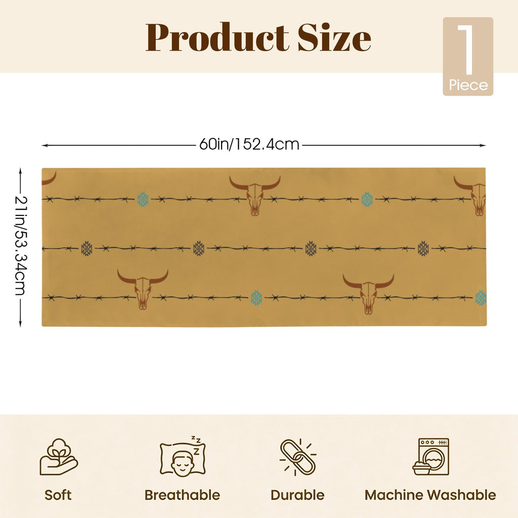 Baha Ranch Barbwire Longhorn Body Pillow Made in America by Baha Ranch Western Wear - product image 5