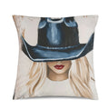 Baha Ranch Cowgirl Blonde Velvety Soft Throw Pillow Case Made in America by Baha Ranch Western Wear - product image 4