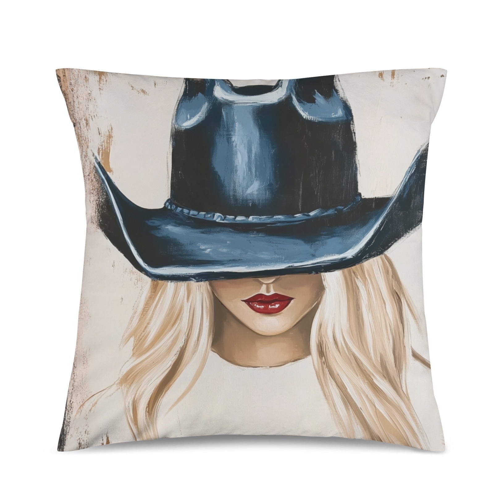 Baha Ranch Cowgirl Blonde Velvety Soft Throw Pillow Case Made in America by Baha Ranch Western Wear - product image 4