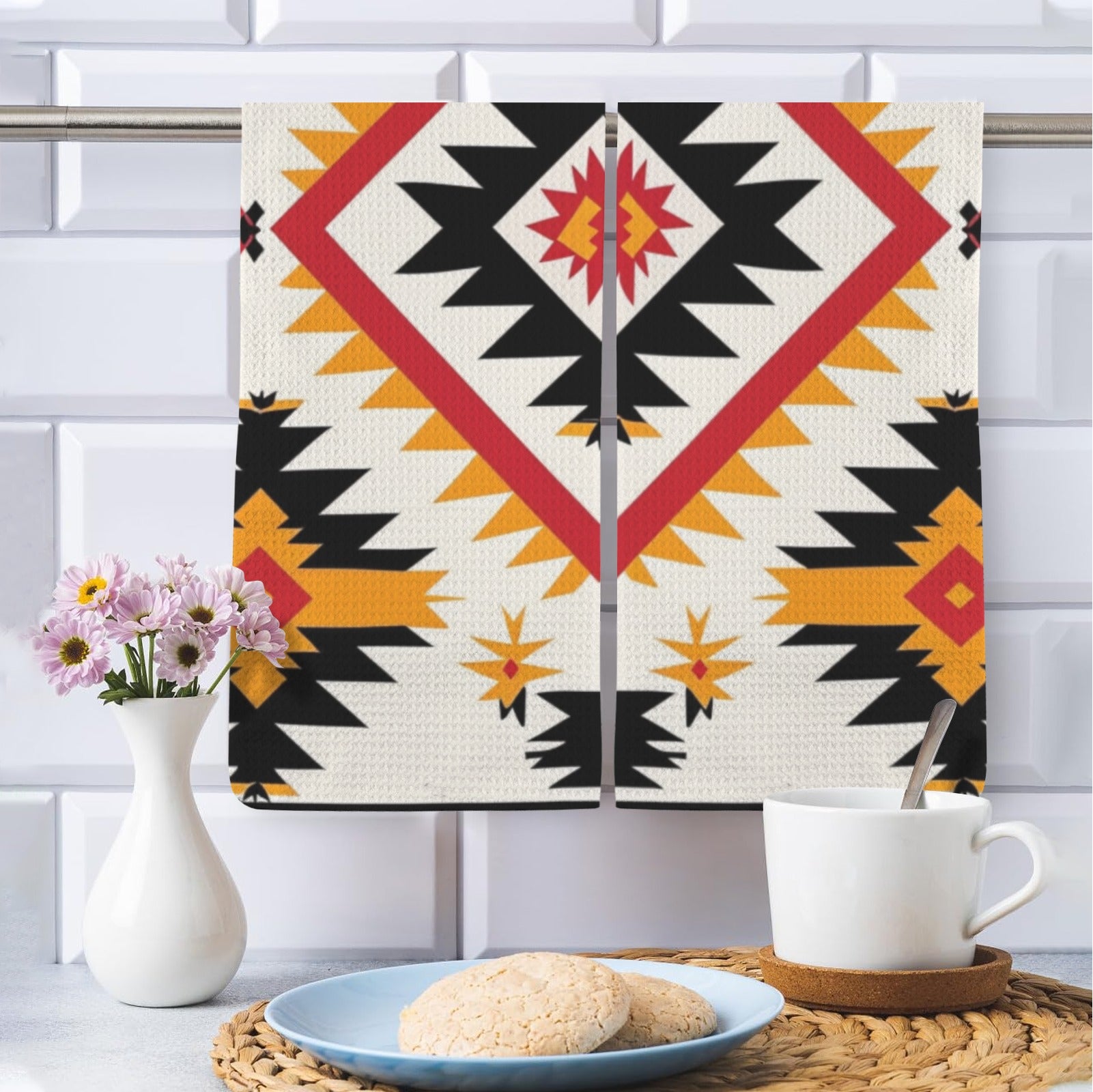 Baha Ranch Southwestern Aztec Set of 2 Kitchen Dish Towels Made in America by Baha Ranch Western Wear - product image 3