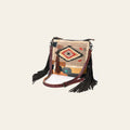 American Darling Leather Crossbody Bag – Colorful Design, Fringes, Western Style, Premium Handbag