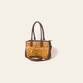 American Darling Women’s Hair-On Cowhide Western Tote Bag, Genuine Leather Shoulder Handbag 10in (H) X 14in (W) X 3.5in (D)