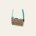 American Darling Women's Small Crossbody Bag, Hair-On Cowhide, Hand-Tooled Floral Leather, Vegetable-Tanned Leather