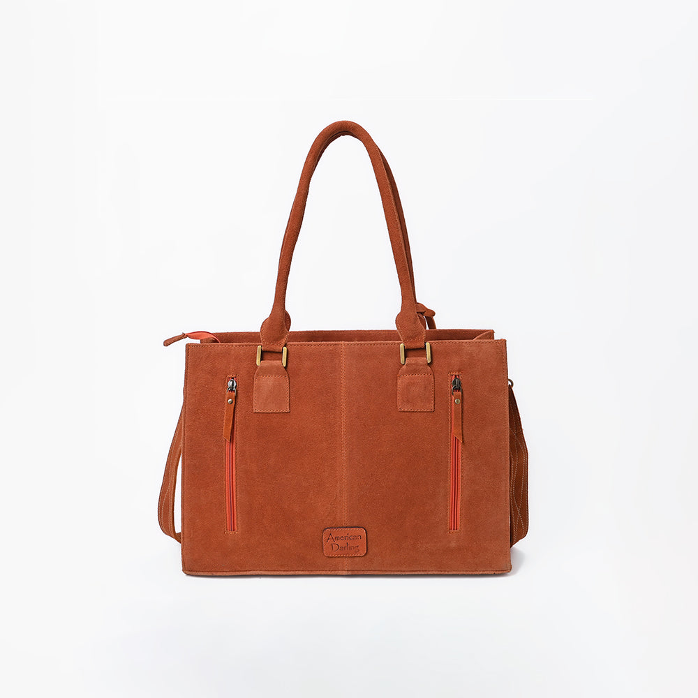 American Darling Tote Genuine Suede Leather Women Bag Western Handbag Purse | Travel Bags College Casual