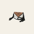 American Darling Envelope Hand Tooled Hair-On Genuine Leather Women Western Handbag | Bag for Purse