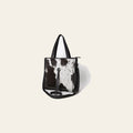 American Darling Tote Bag, Genuine Hair-On Cowhide & Vegetable-Tanned Leather, Braided Handles Western Purse,