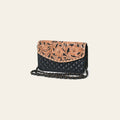 American Darling Hand-Tooled Wallet Bag, Quilted Floral Carved Genuine Leather Western Purse, YKK Zipper