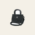 American Darling Tote Bag Hand Tooled Floral Carved Riveted Genuine Leather Western Crossbody for Women
