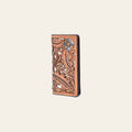 American Darling Wallet handbag Hand Tooled Floral Carved Genuine Leather Western Clutch for Women