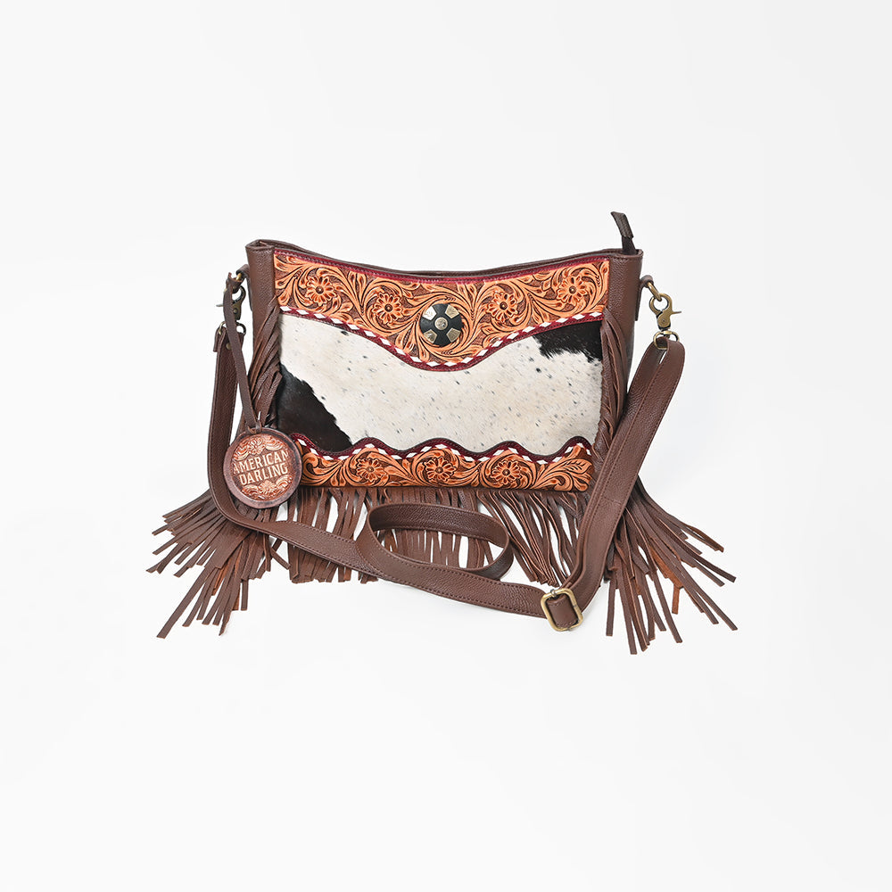 American Darling Western Hair-On Cowhide Crossbody Purse