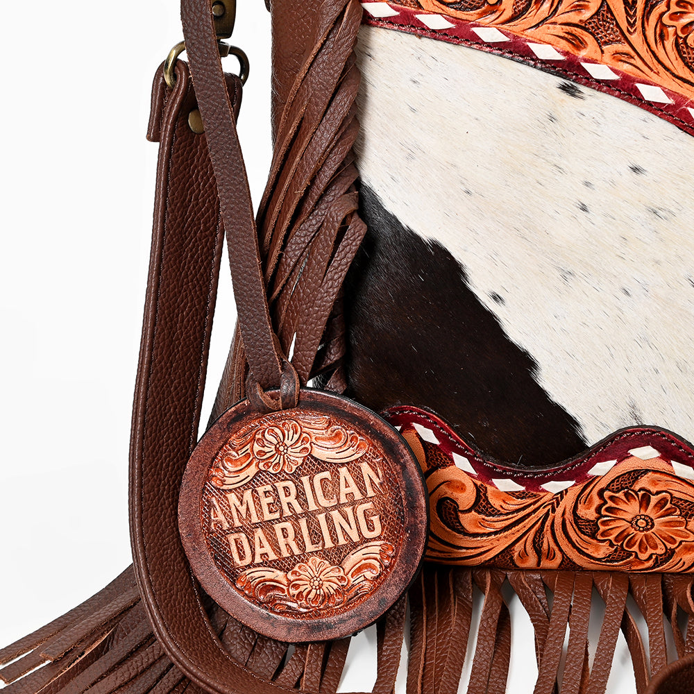 American Darling Western Hair-On Cowhide Crossbody Purse
