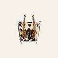 American Darling Tote Bag Hand Tooled Floral Carved Hair-On Cowhide Genuine Leather Shoulder Purse with YKK Zipper