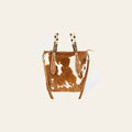 American Darling Tote Bag Hand Tooled Carved Hair-On Cowhide Genuine Leather Shoulder Purse with YKK Zipper